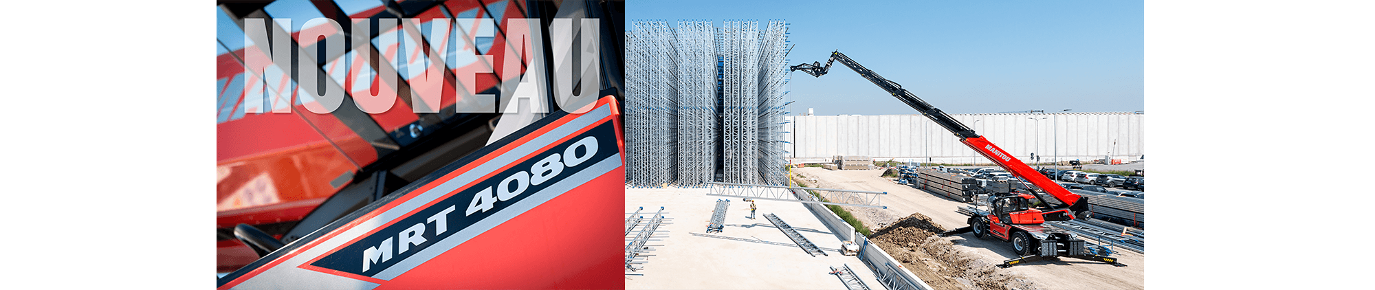 Nouveau télescopique rotatif Manitou MRT4080