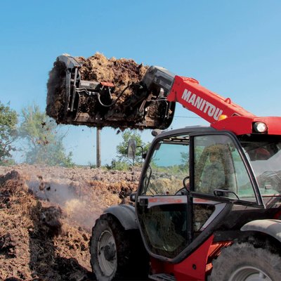 Fourche à fumier grande capacité Manitou FMG2100/1800